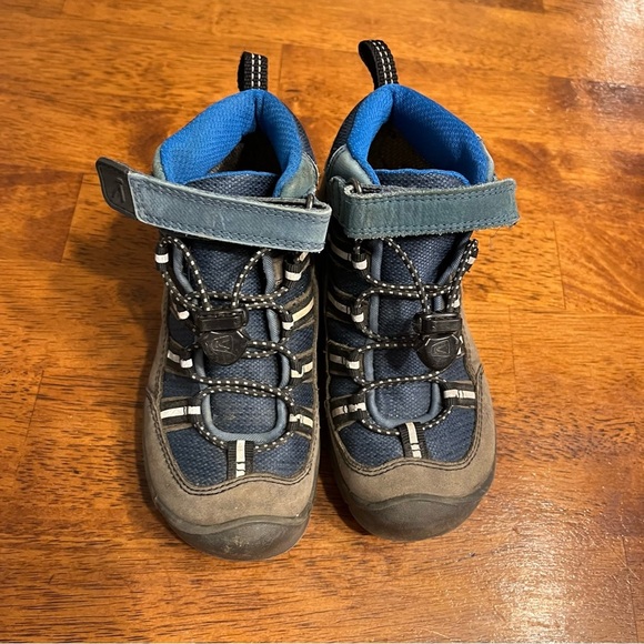 KEEN Kids' Blue and Brown Sneakers boots waterproof size 11 - Picture 5 of 12